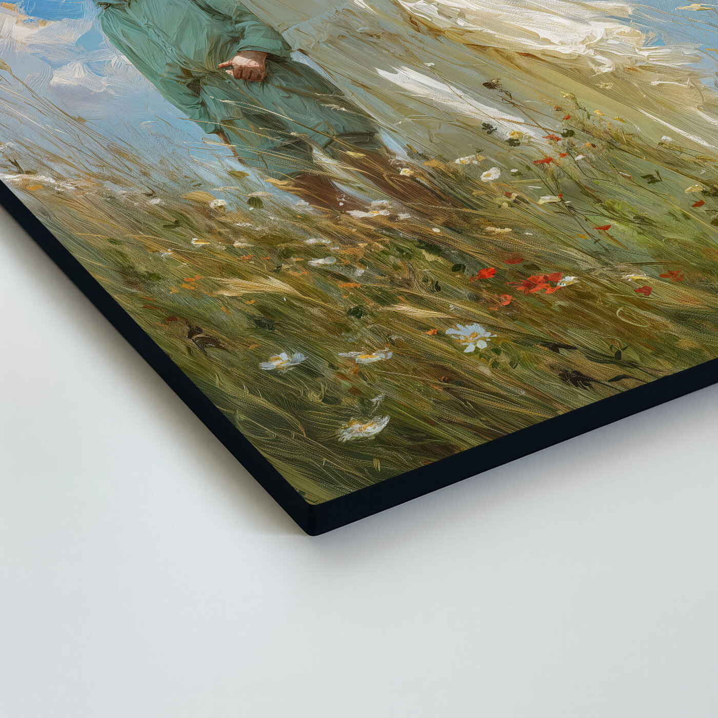 Impresionistický obraz na stenu - Dáma s dieťaťom