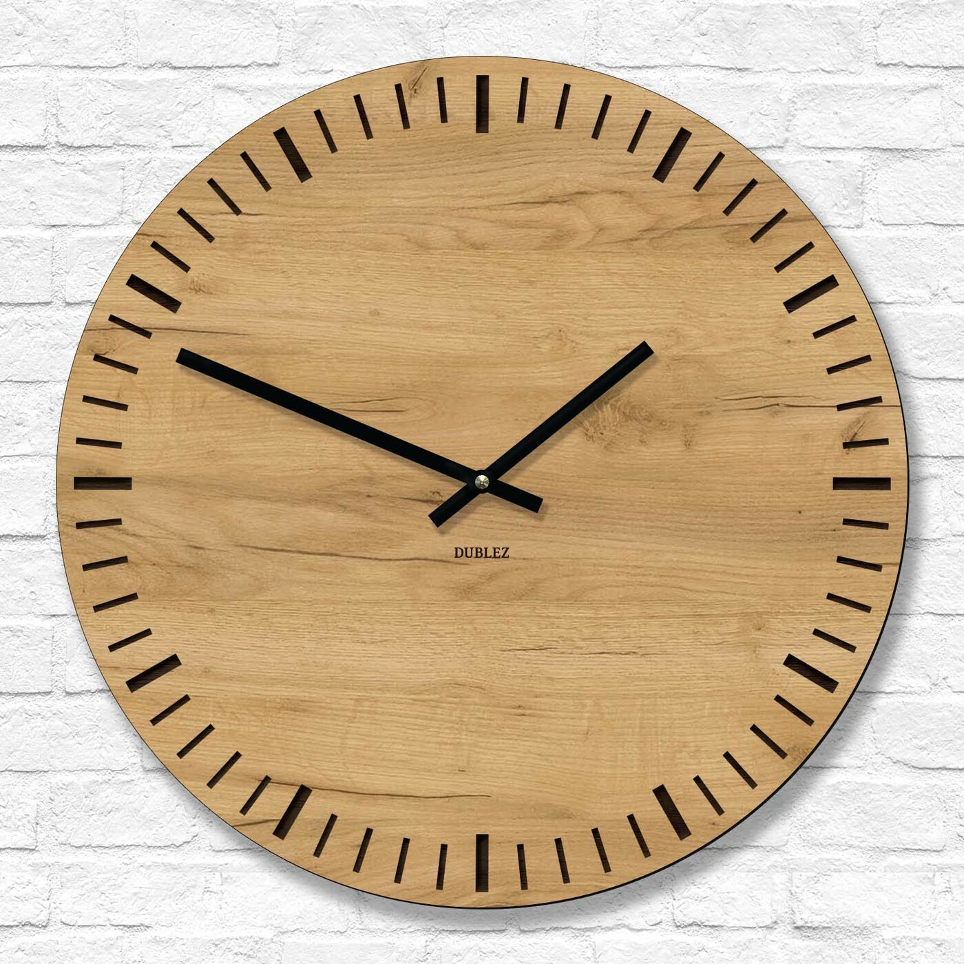 Nástenné hodiny z dreva - Zen | Dub zlatý
