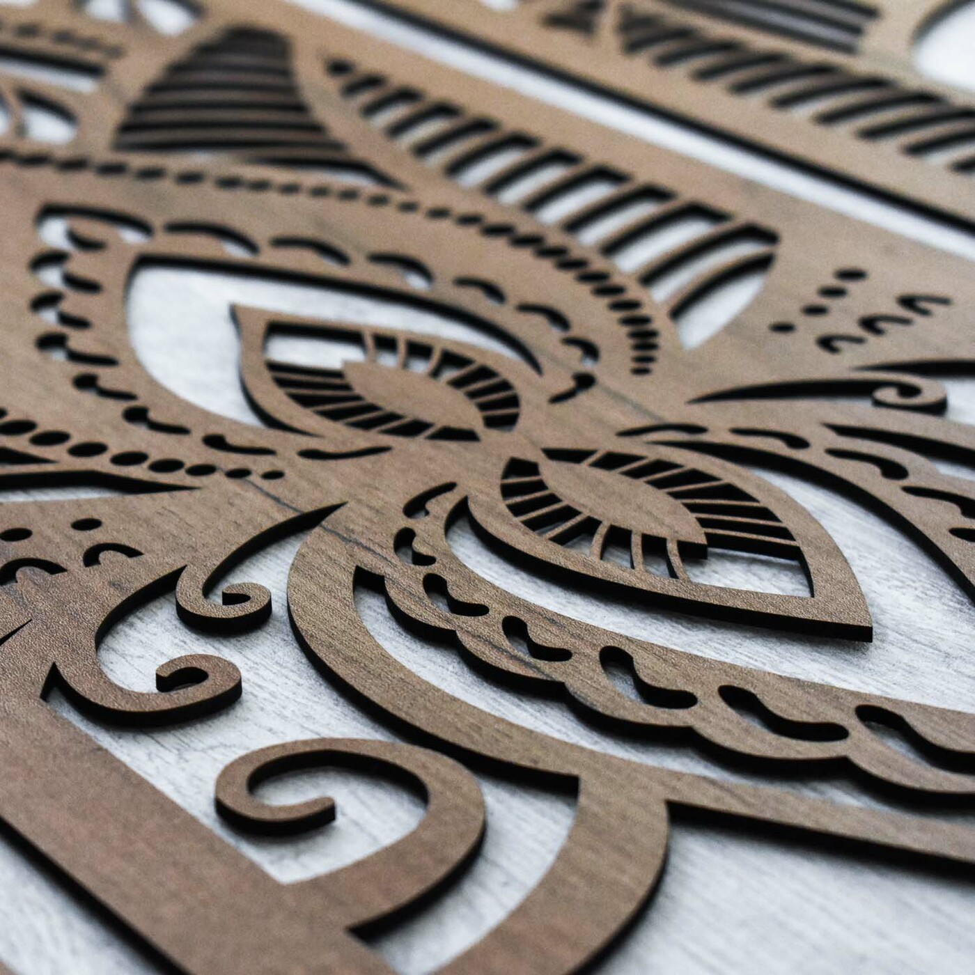 Harmónia mandala - 3 részes falikép | Dohány Tölgy