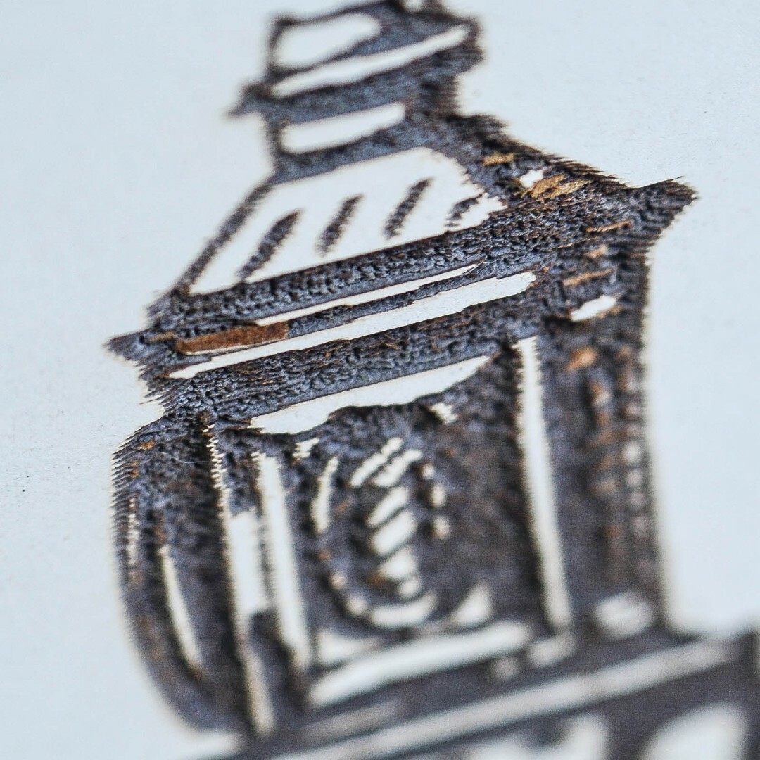 Drevený vintage obraz - Lokomotíva 