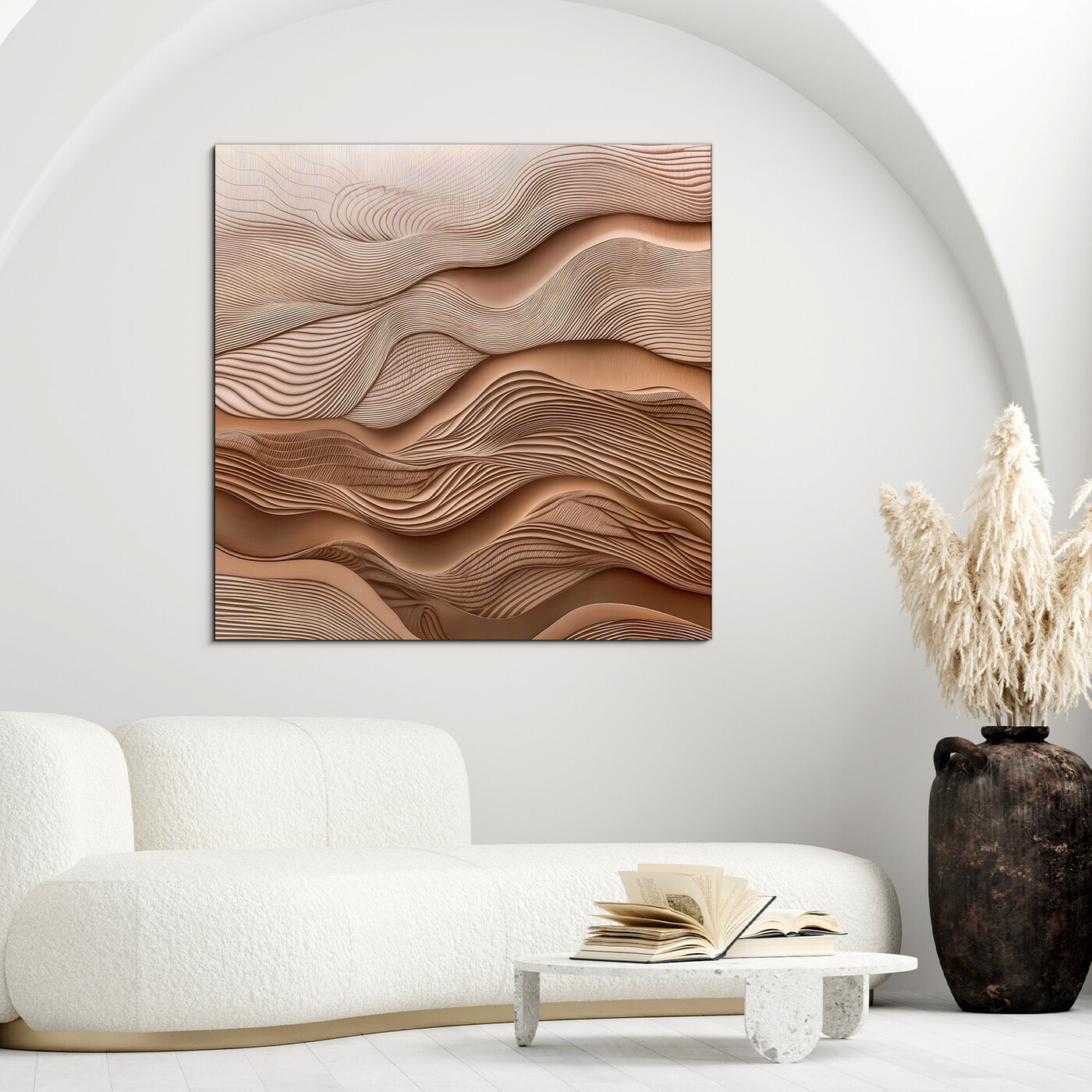 Drevený obraz na stenu - Pink lines