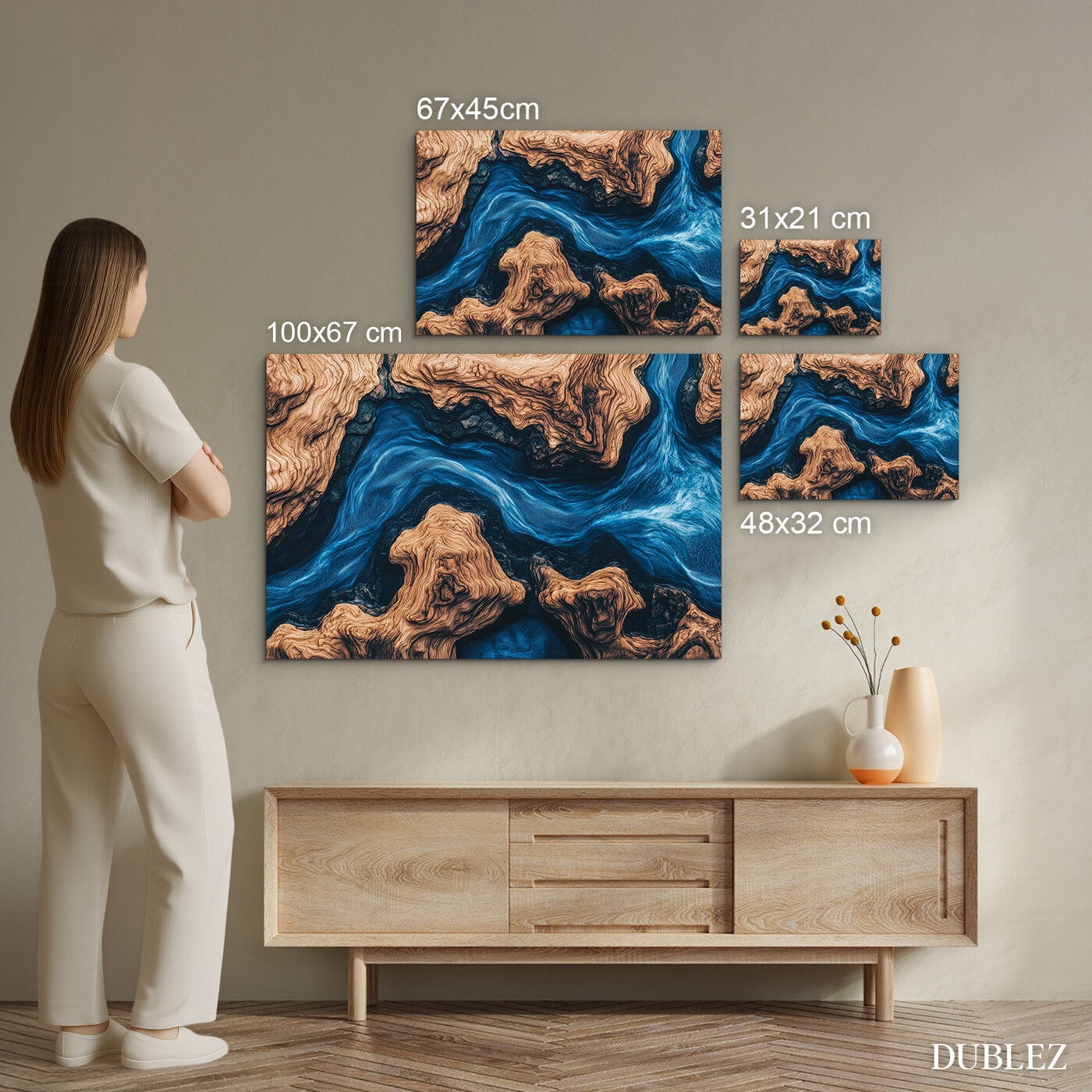 Epoxidový obraz (imitace) - Aqua Vitae