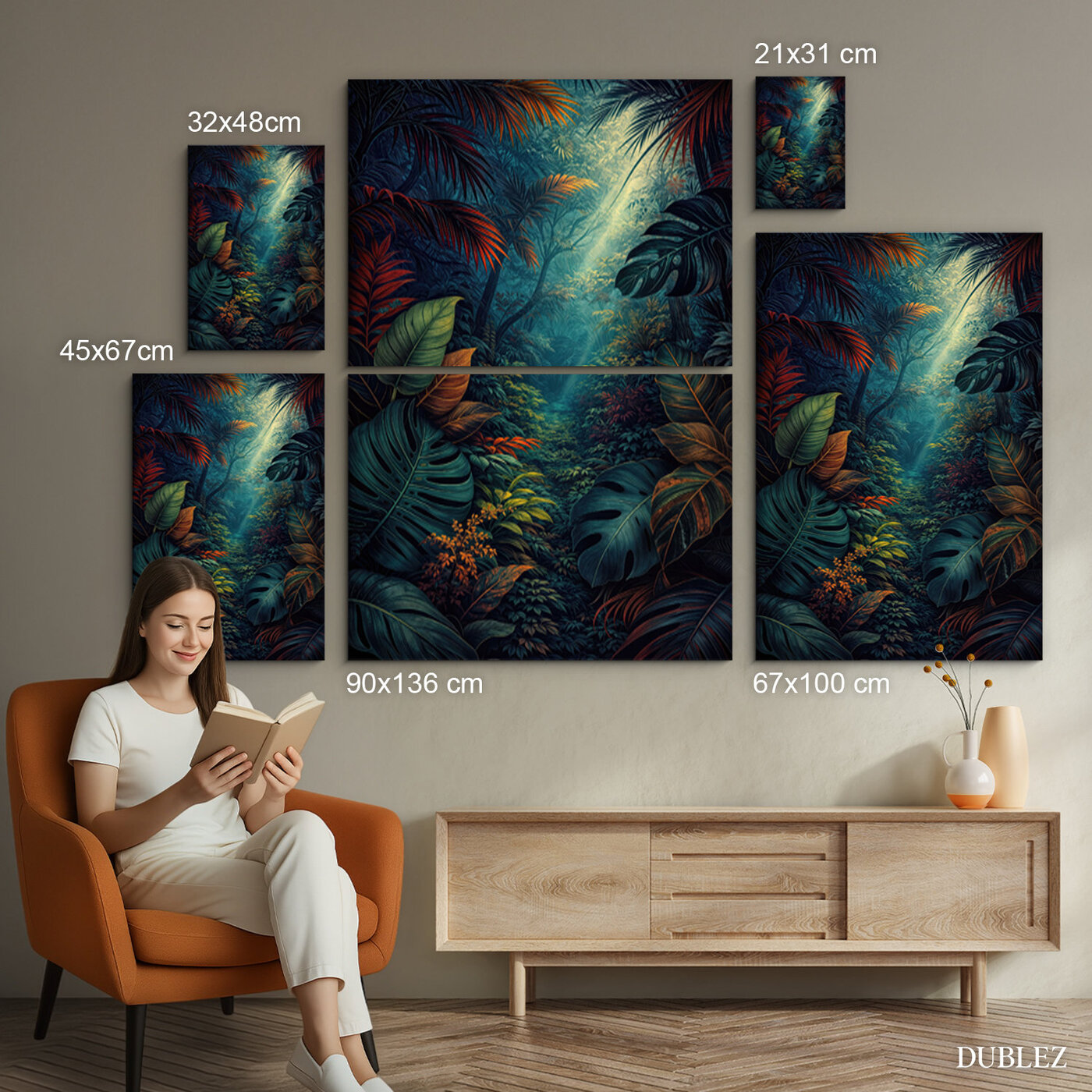 Nástenný obraz - Farebný svet džungle