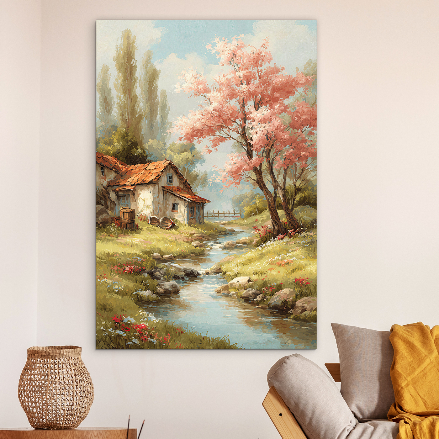 Wooden picture - Country house