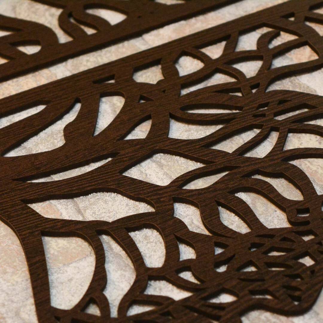 3-piece Wall Art - Entity of Trees | Wenge