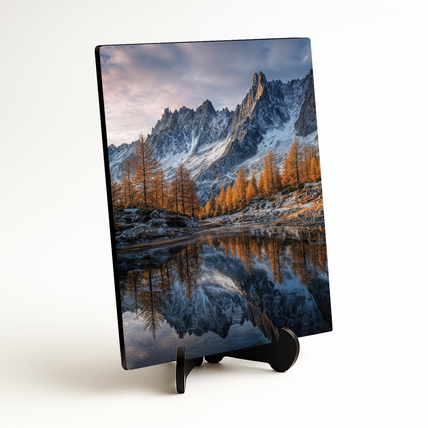 Wall painting of nature - Autumn in the mountains