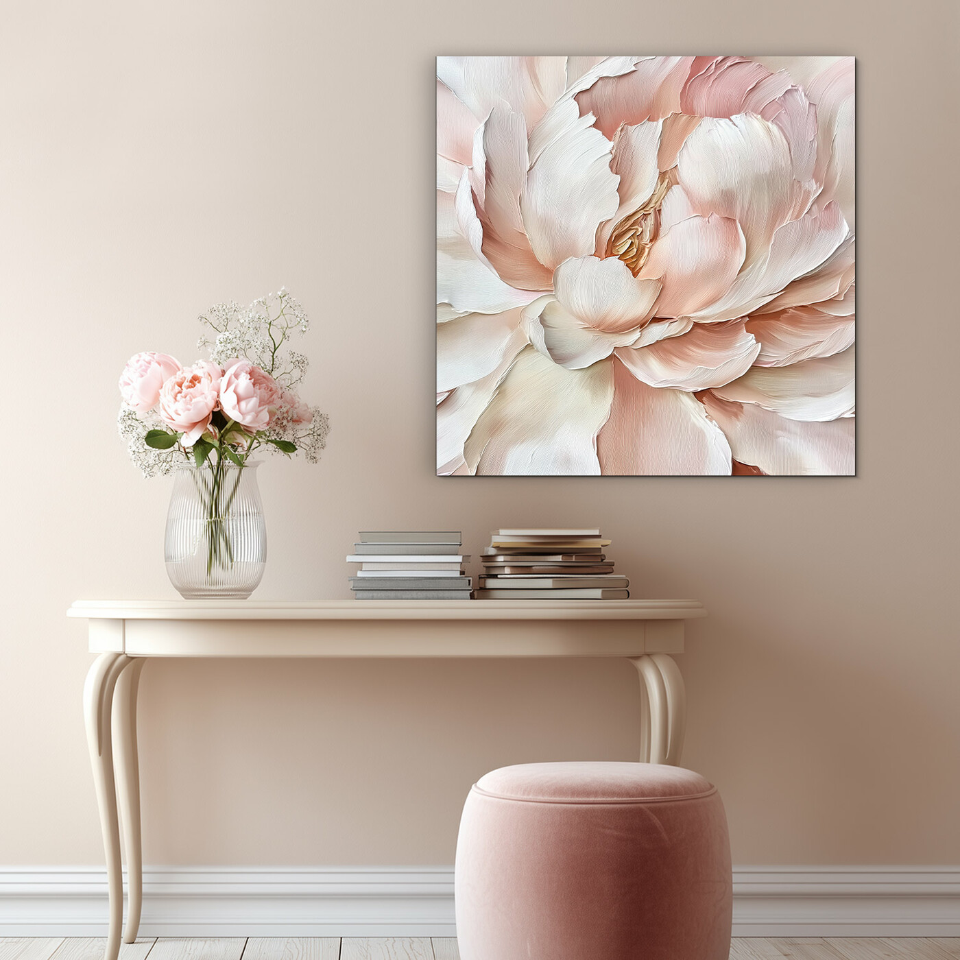 Tablou floral - Farmecul bujorului