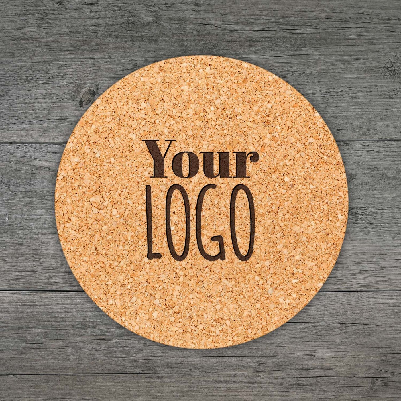 Custom logo coaster