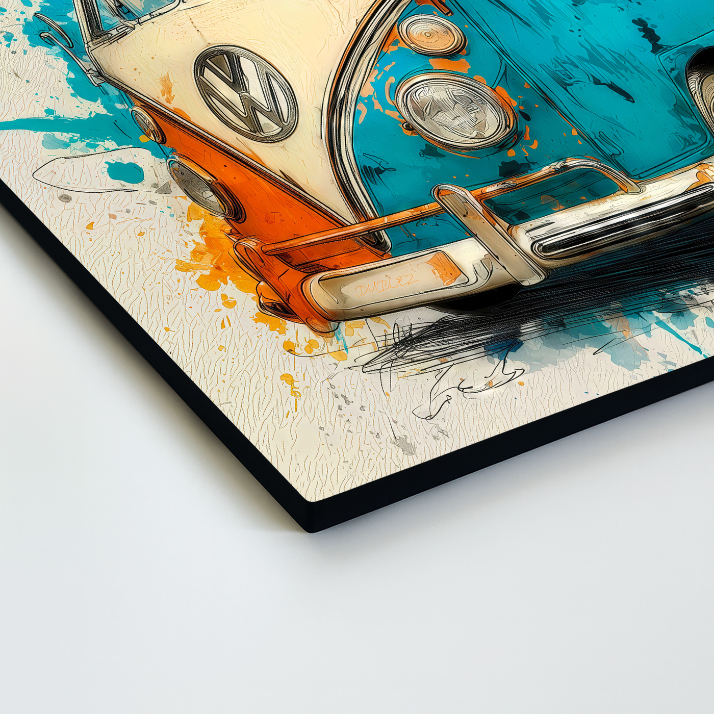 Wooden picture - Volkswagen T1 Bus