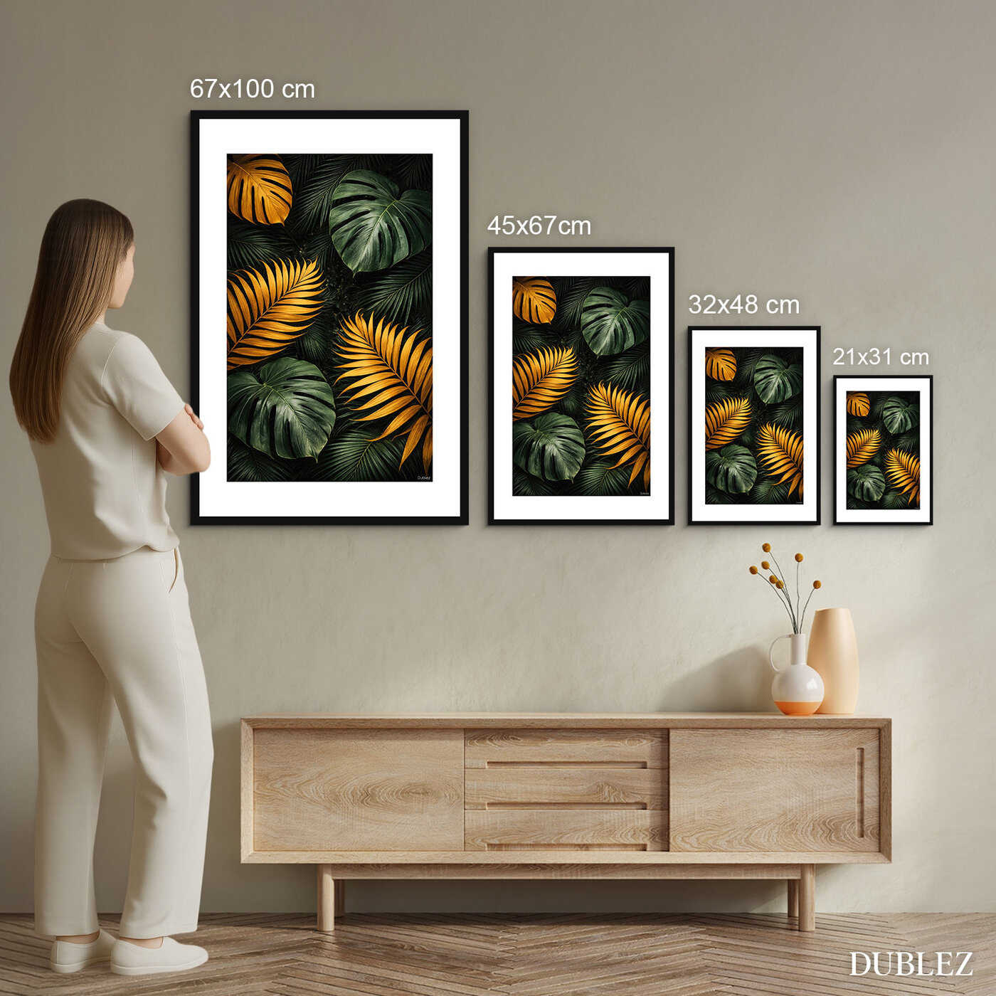Wooden picture - Tropical luxury