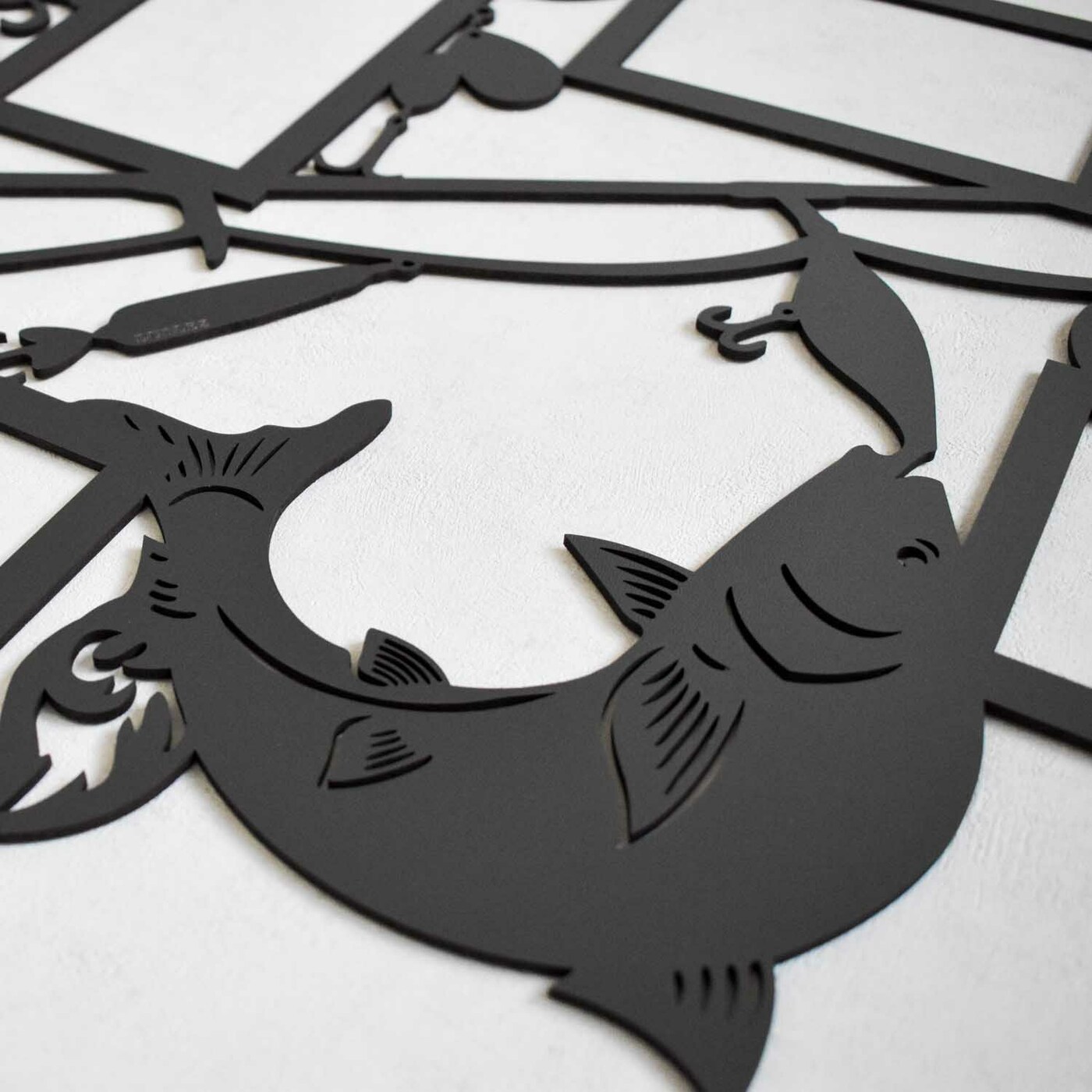 Original Gift for a Fisherman - Photo Frames | Black