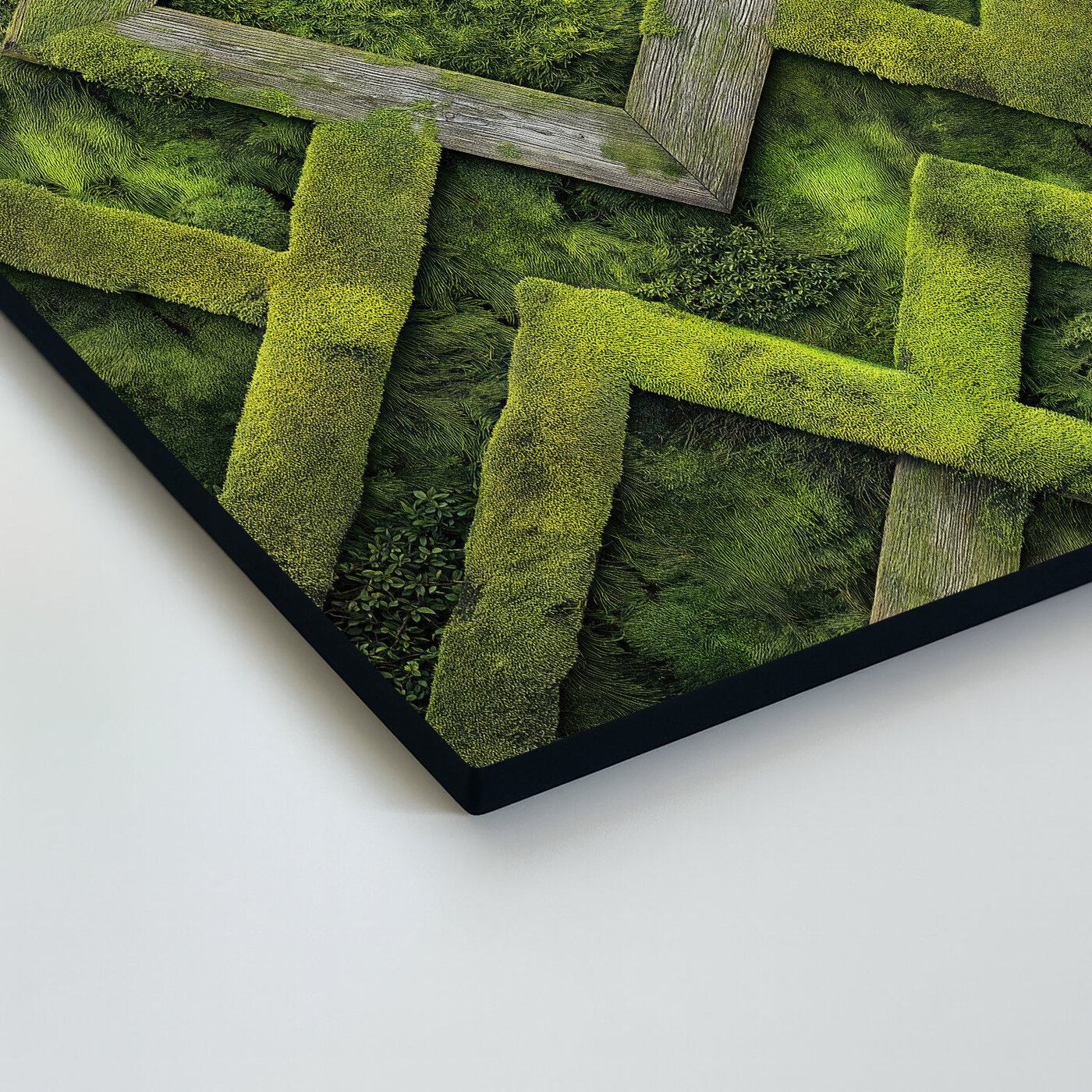 Nástenná dekorácia - Geometrické machy