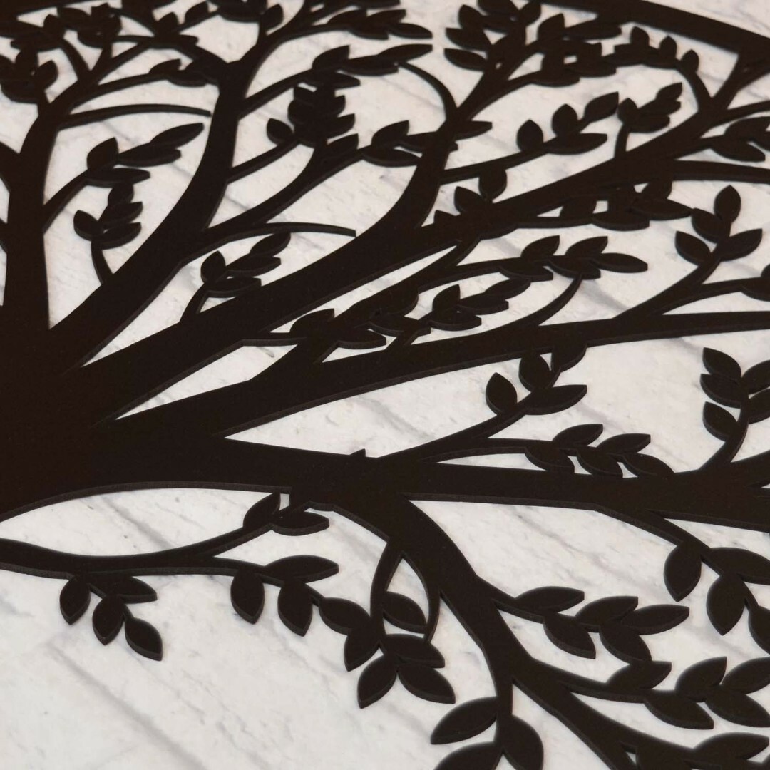 Tree of Life from Wood - Family | Black