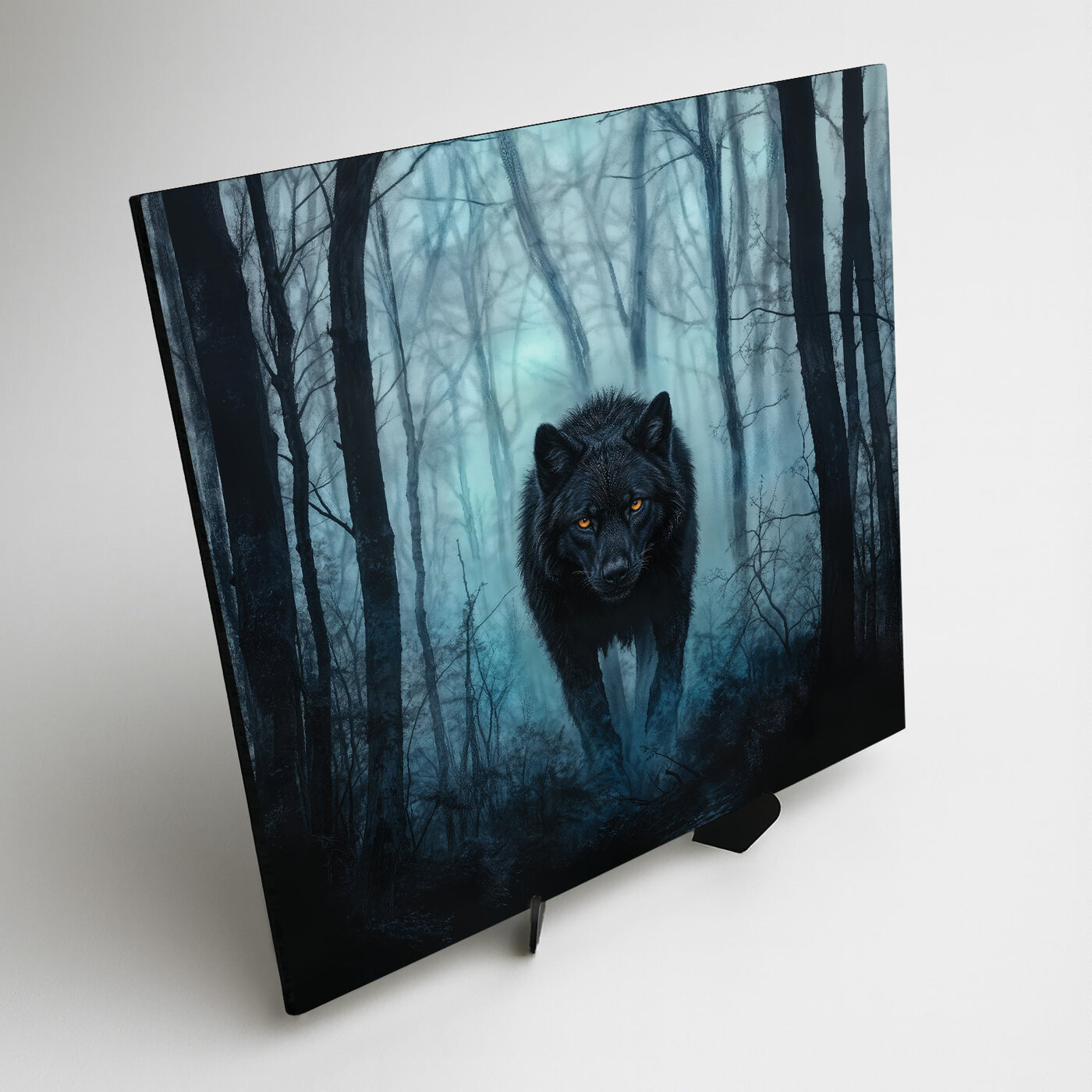 Wooden Wall Art - Wolf in the Forest