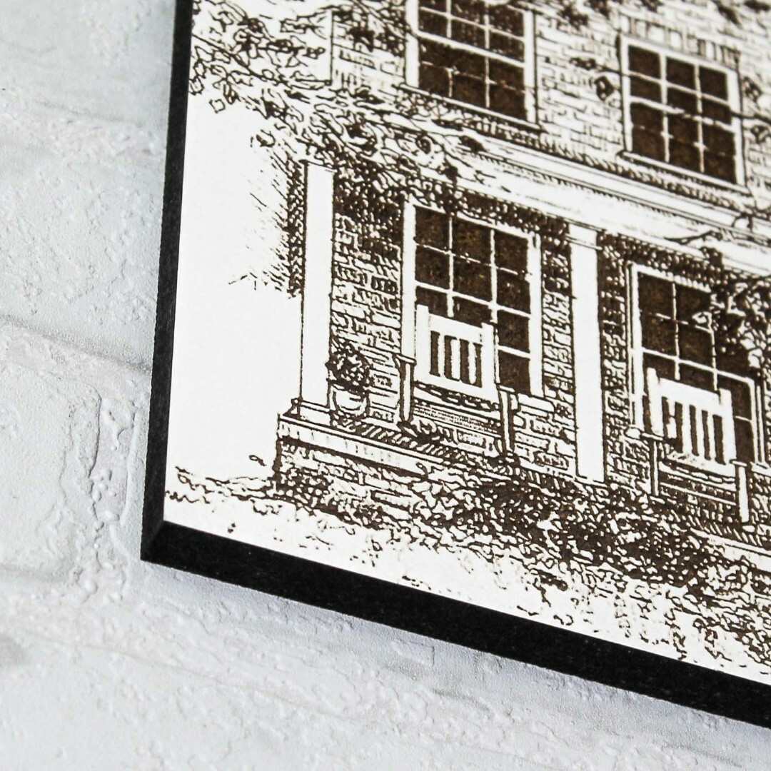 Old House - Engraved Picture