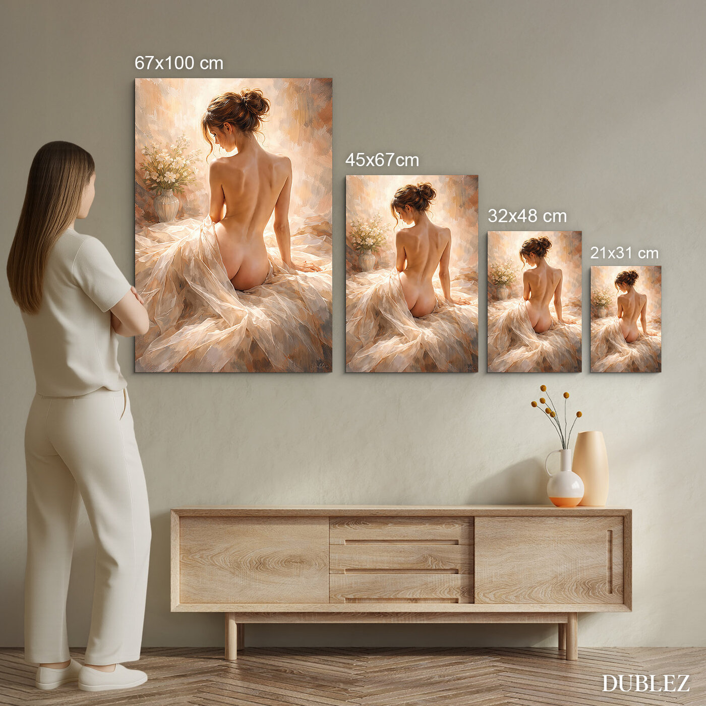 Umělecký akt ženy - Lusia