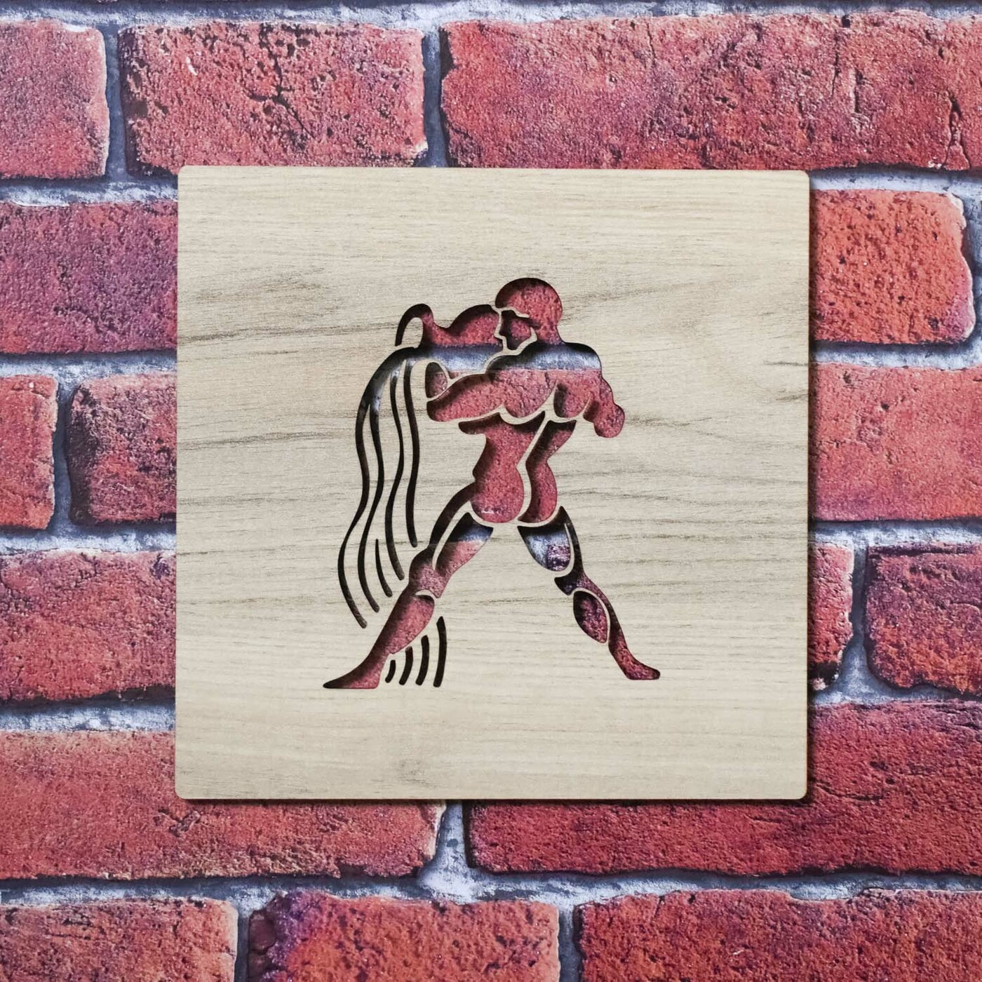 Fa dekoráció - Vízöntő | Aranytölgy