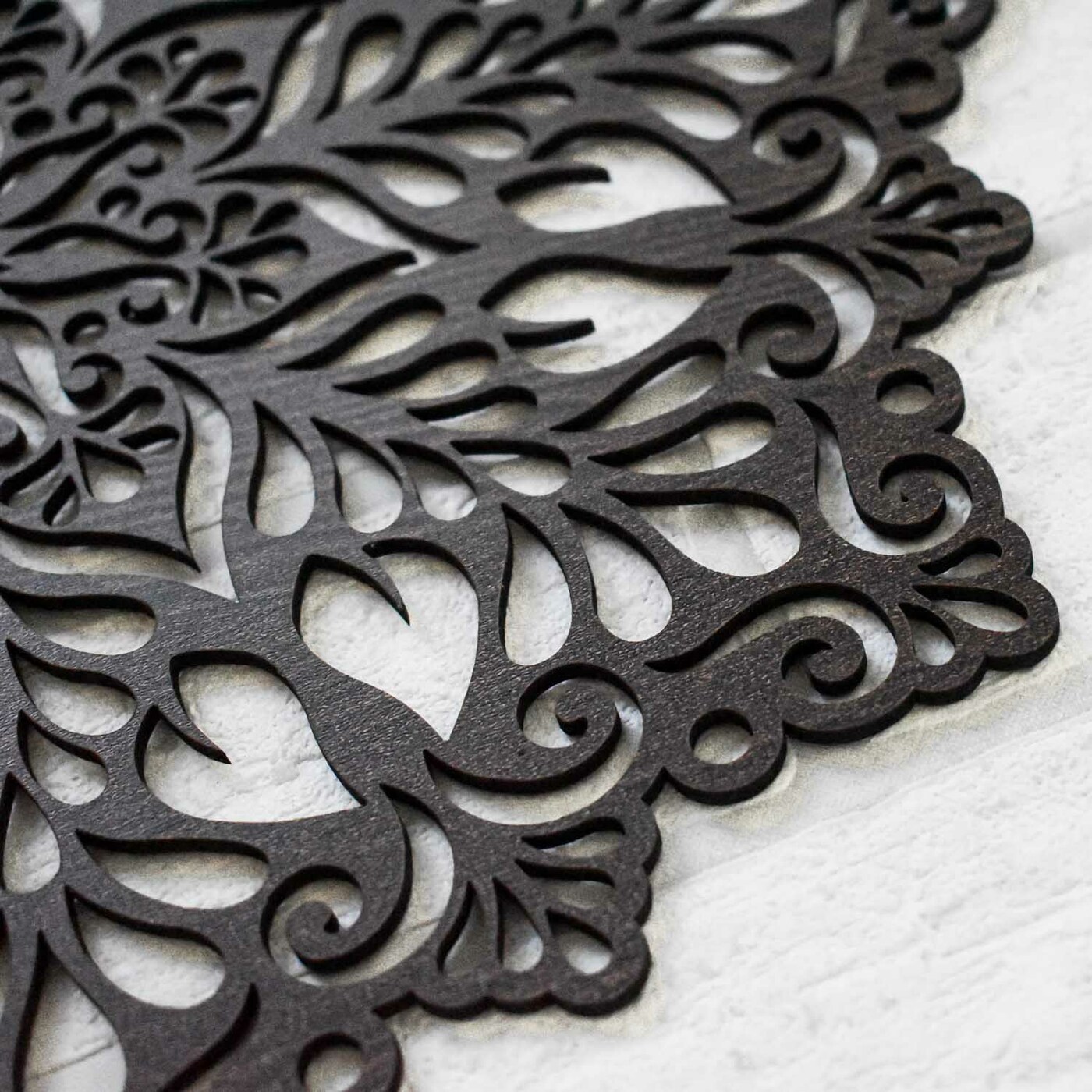 Wooden Wall Art - Mandala of Happiness | Wenge