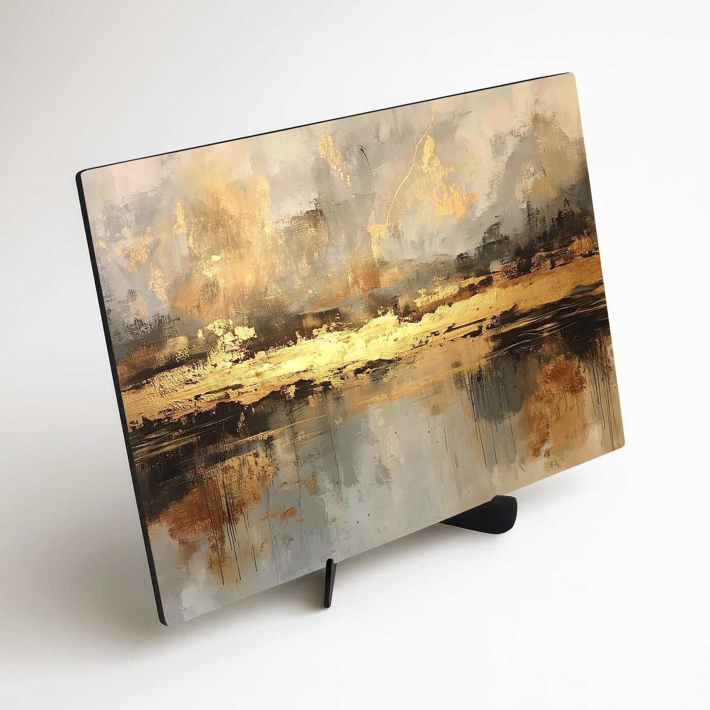 Luxury abstract painting - Golden touch