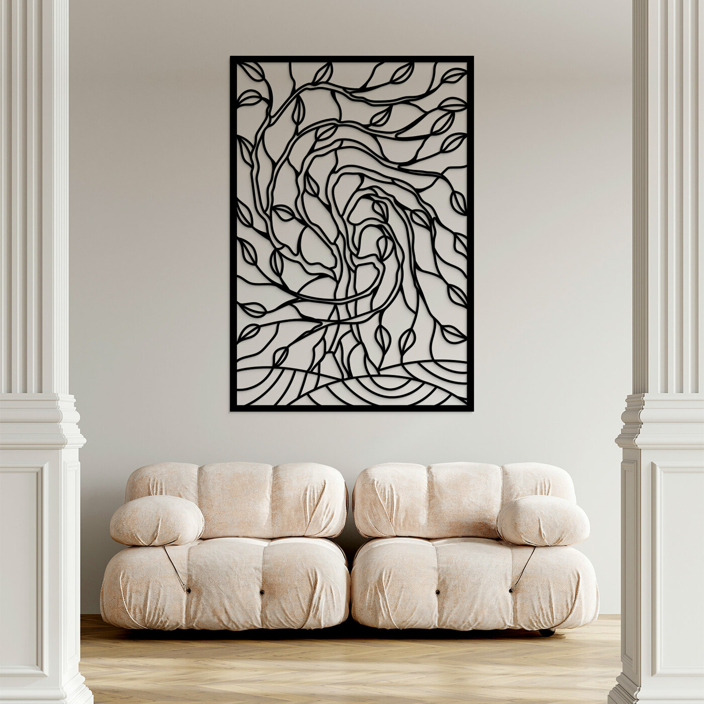 Cut-out Tree of Life - Willow | Black