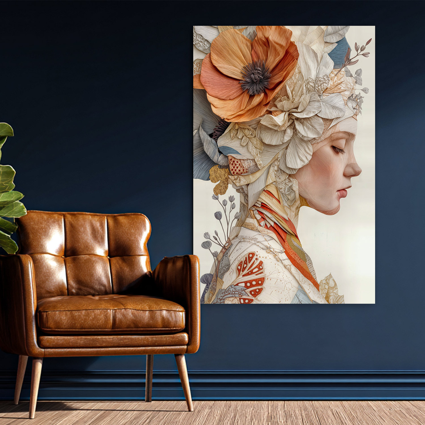 Image - Girl with flowers in her hair