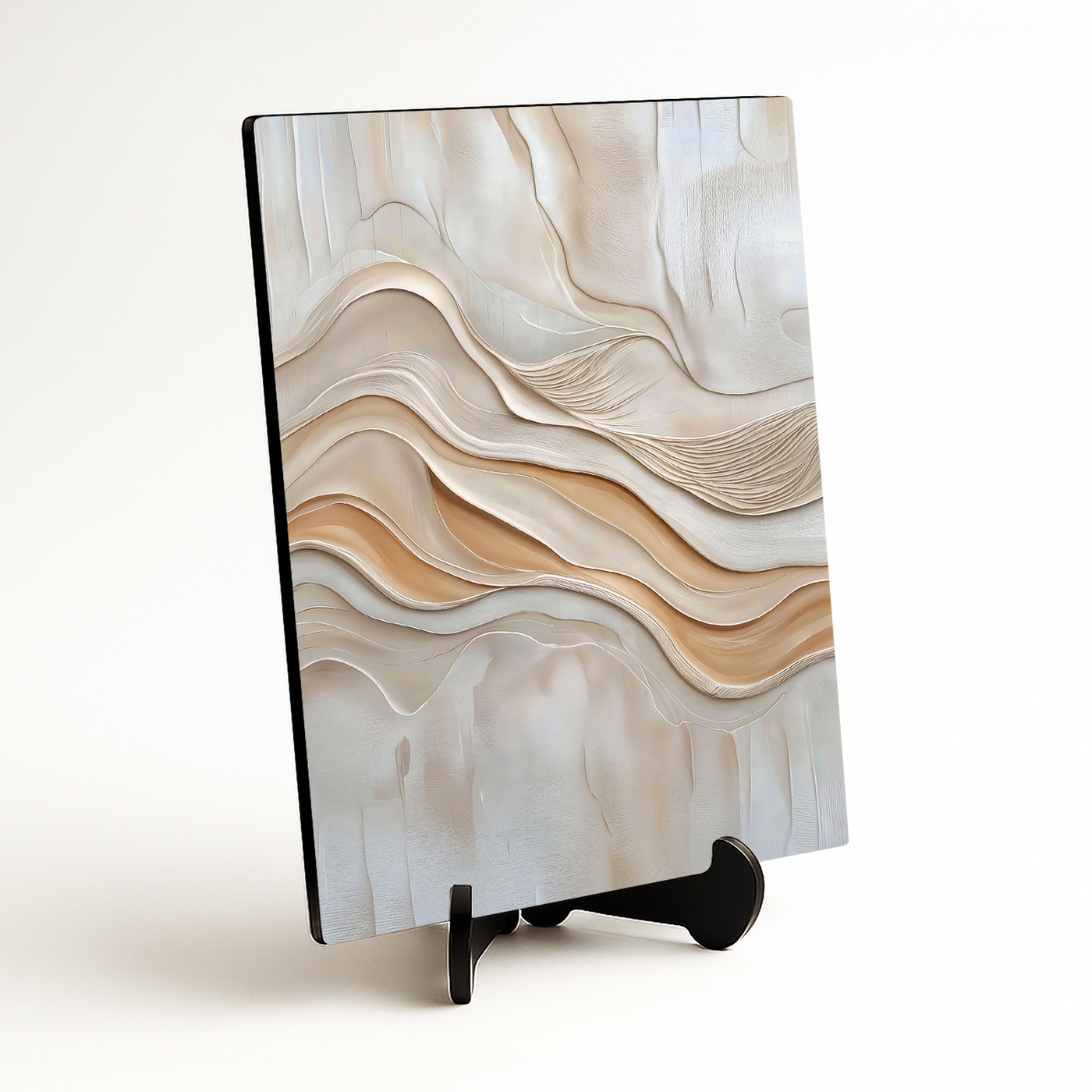 Abstract painting - Pearlescent lines