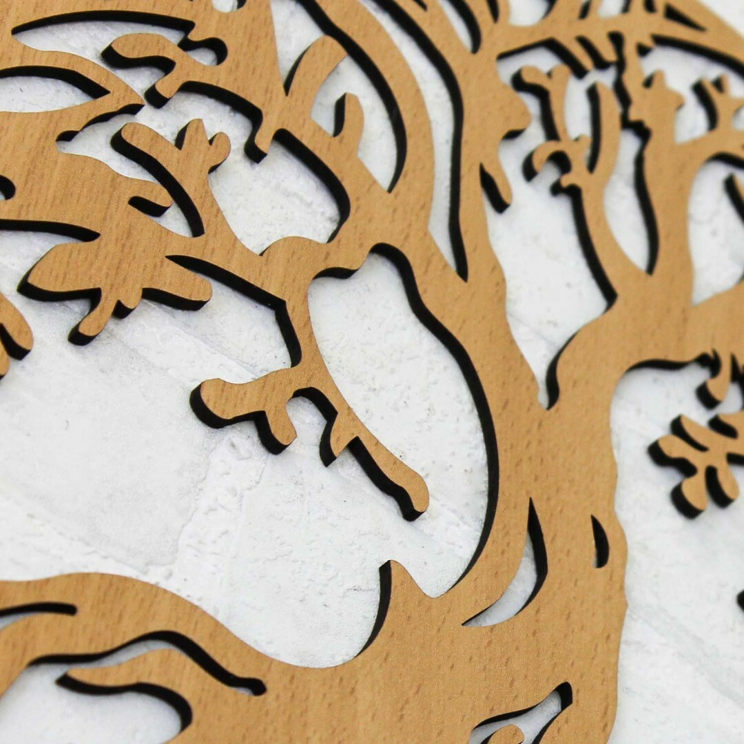 Wooden Picture Tree of Life - Chokmah | Beech