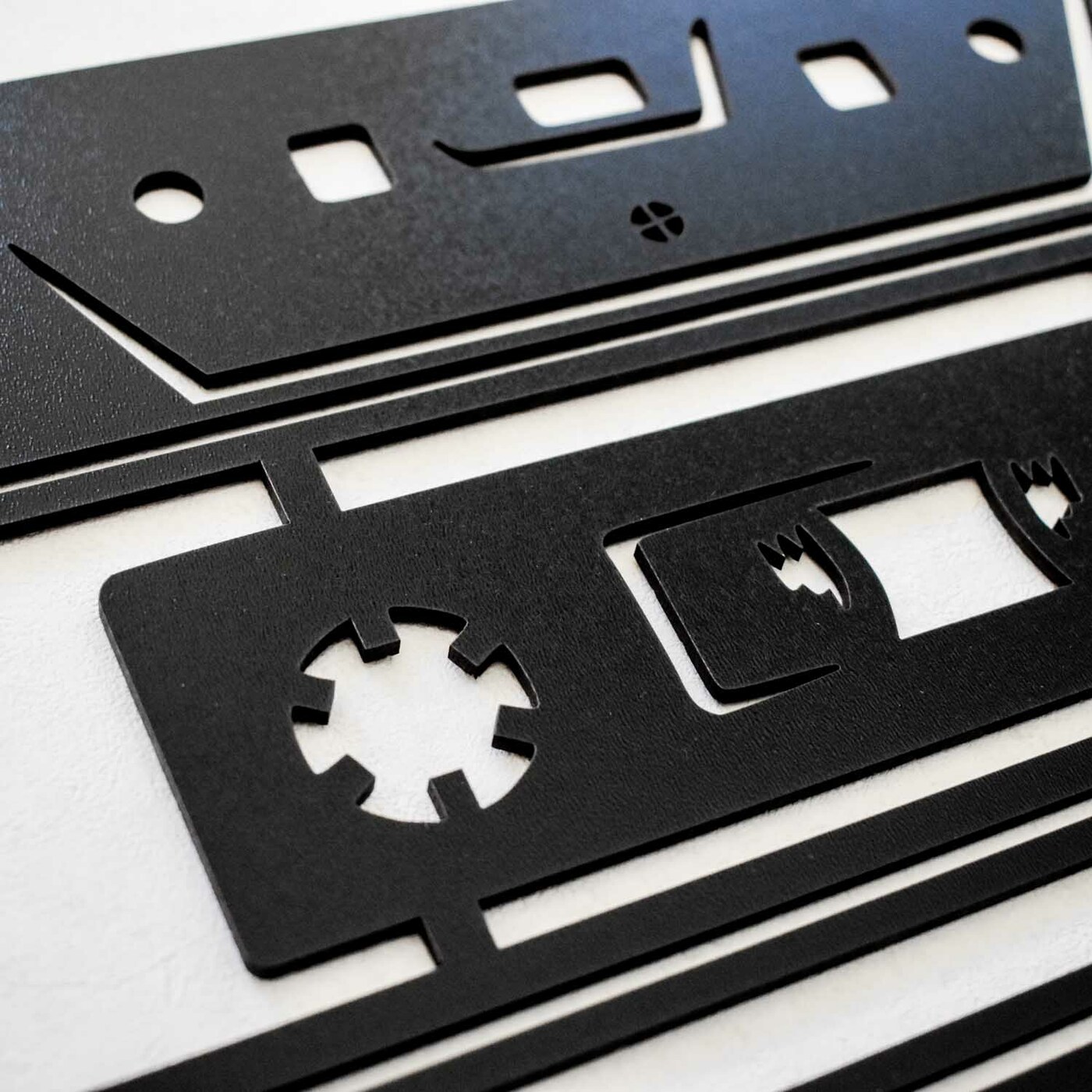 Retro Wall Decoration - Cassette | Black