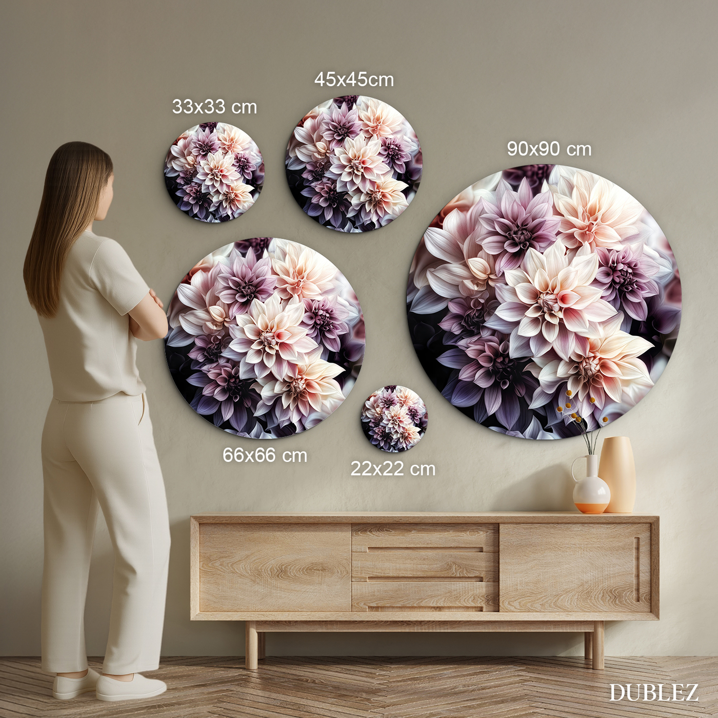 Floral Wall Art - Dahlia