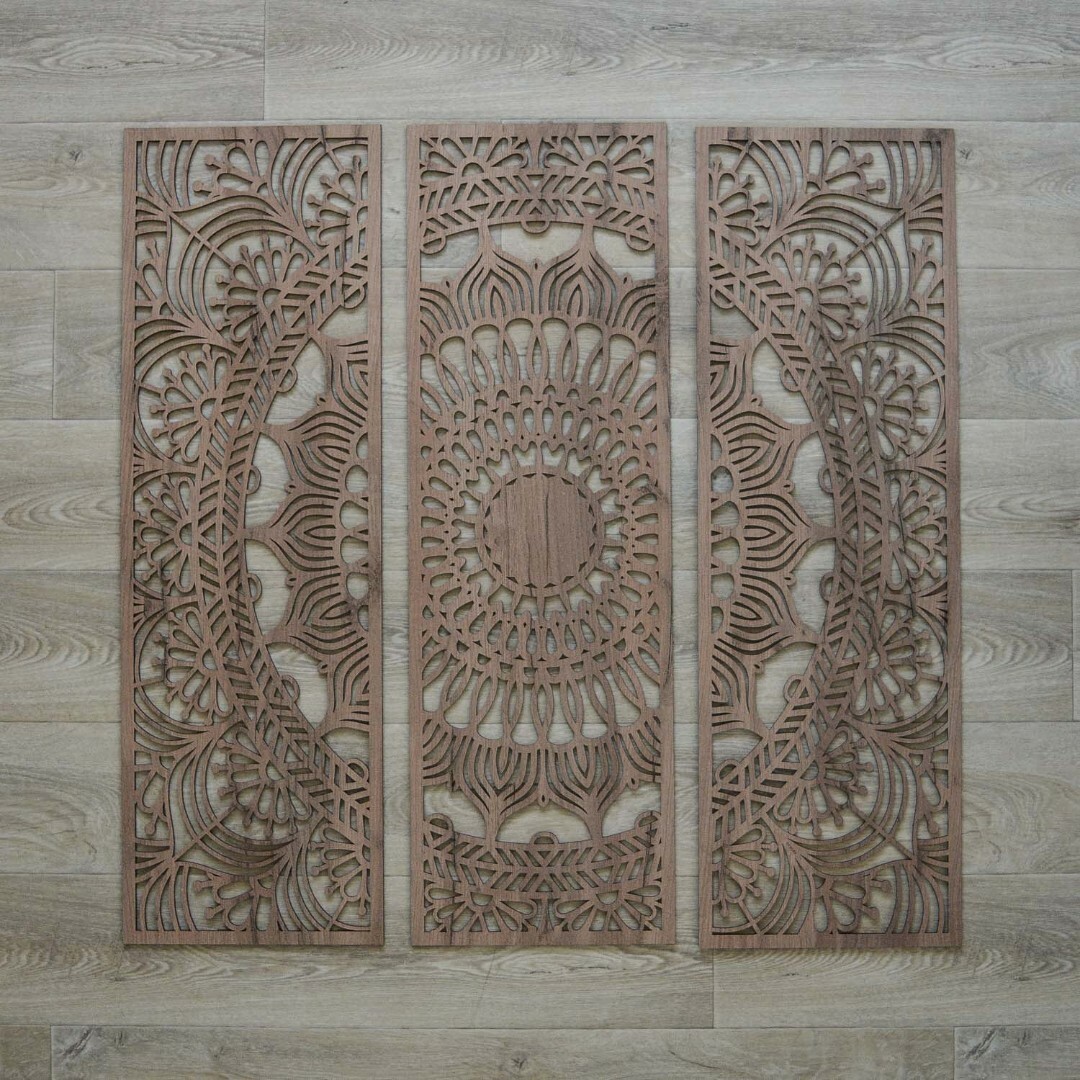 Najkrajšia mandala života - Viacdielny obraz | Dub tabakový