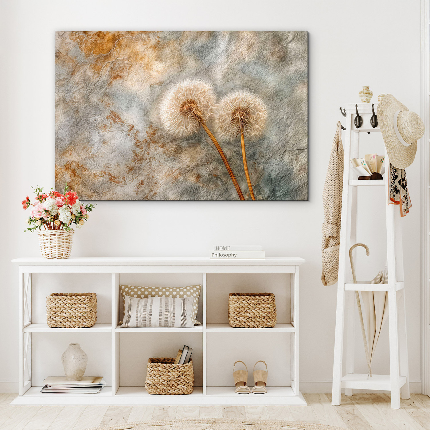 Nástenný obraz - Púpavové páperie