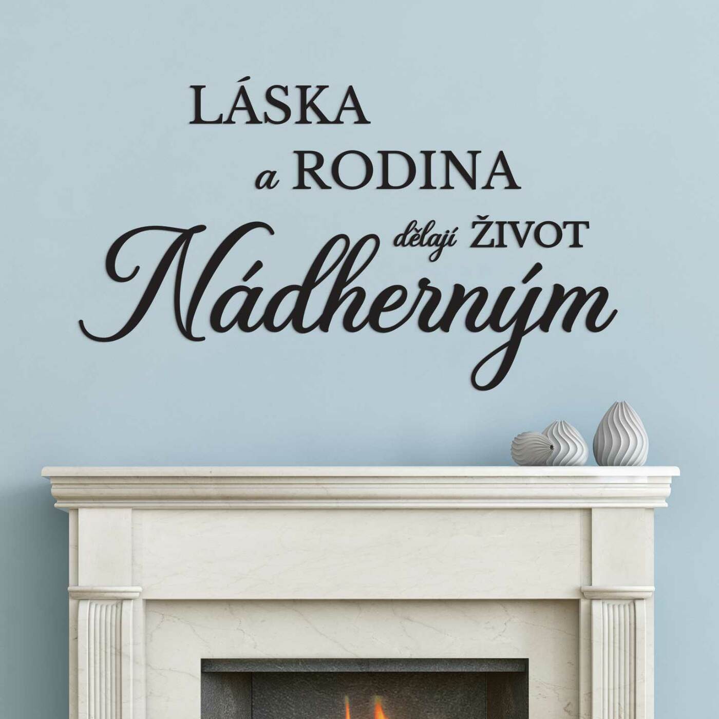 Citát na zeď - Láska, Rodina, Život | Černá