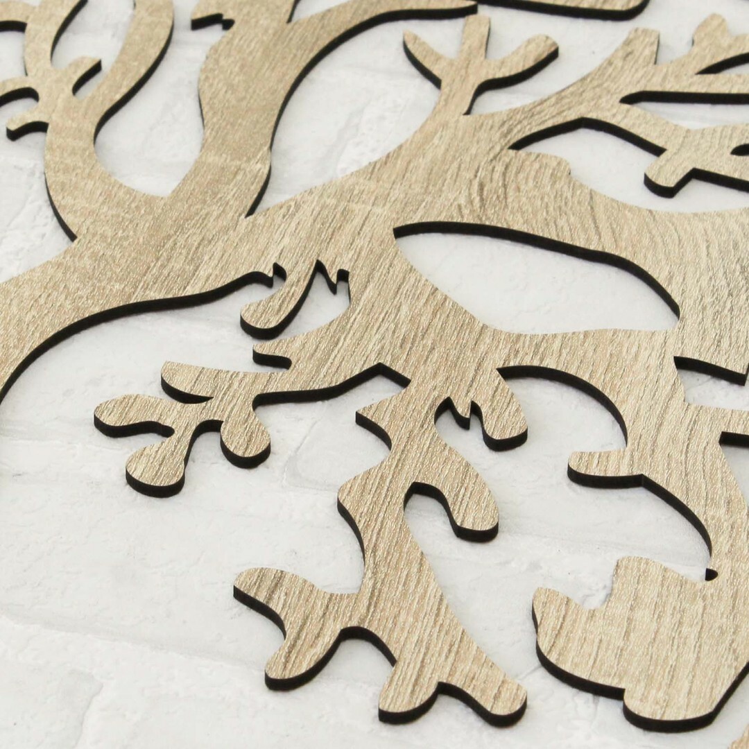 Wooden Picture Tree of Life - Chokmah | Oak Sonoma