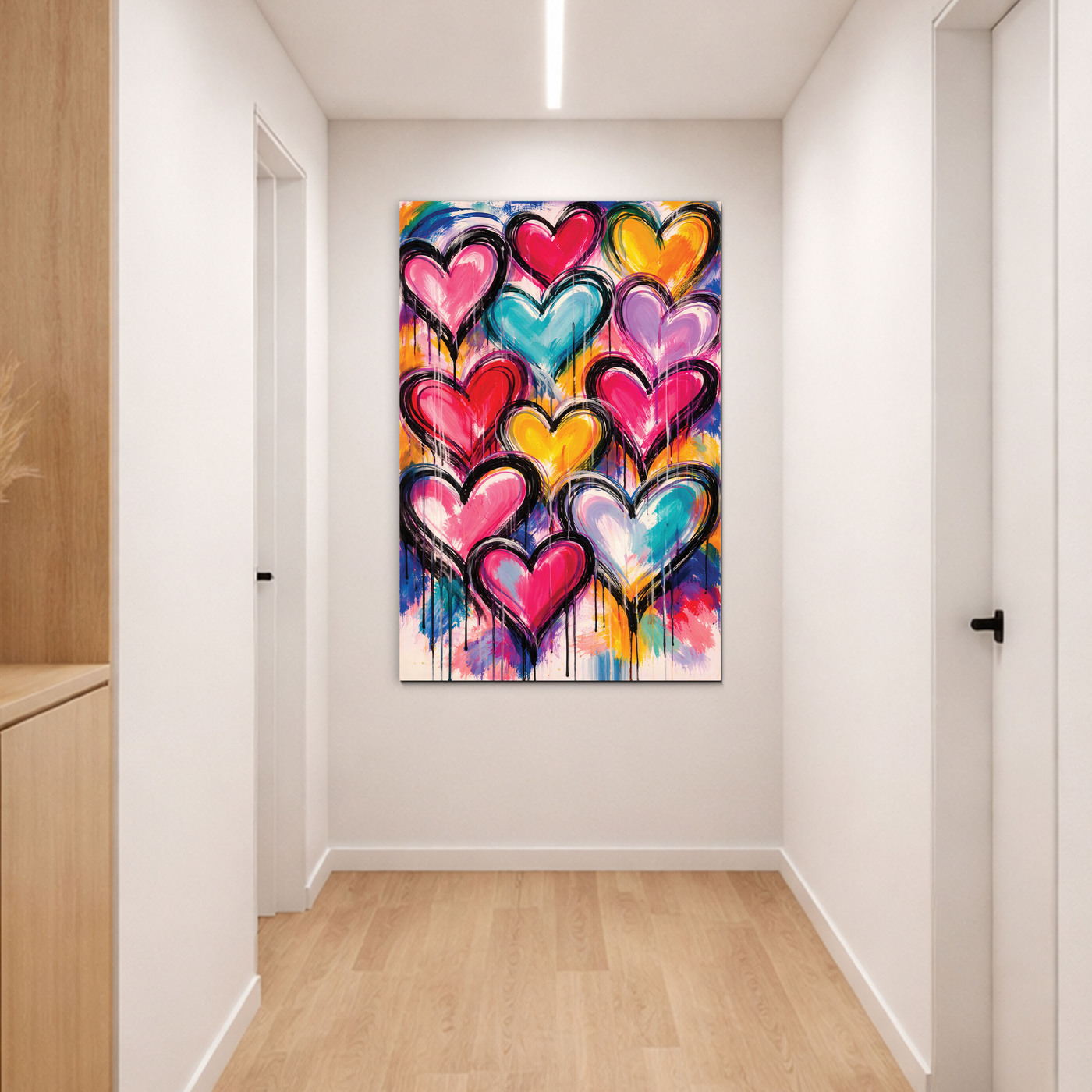 Street art obraz - Rytmus lásky