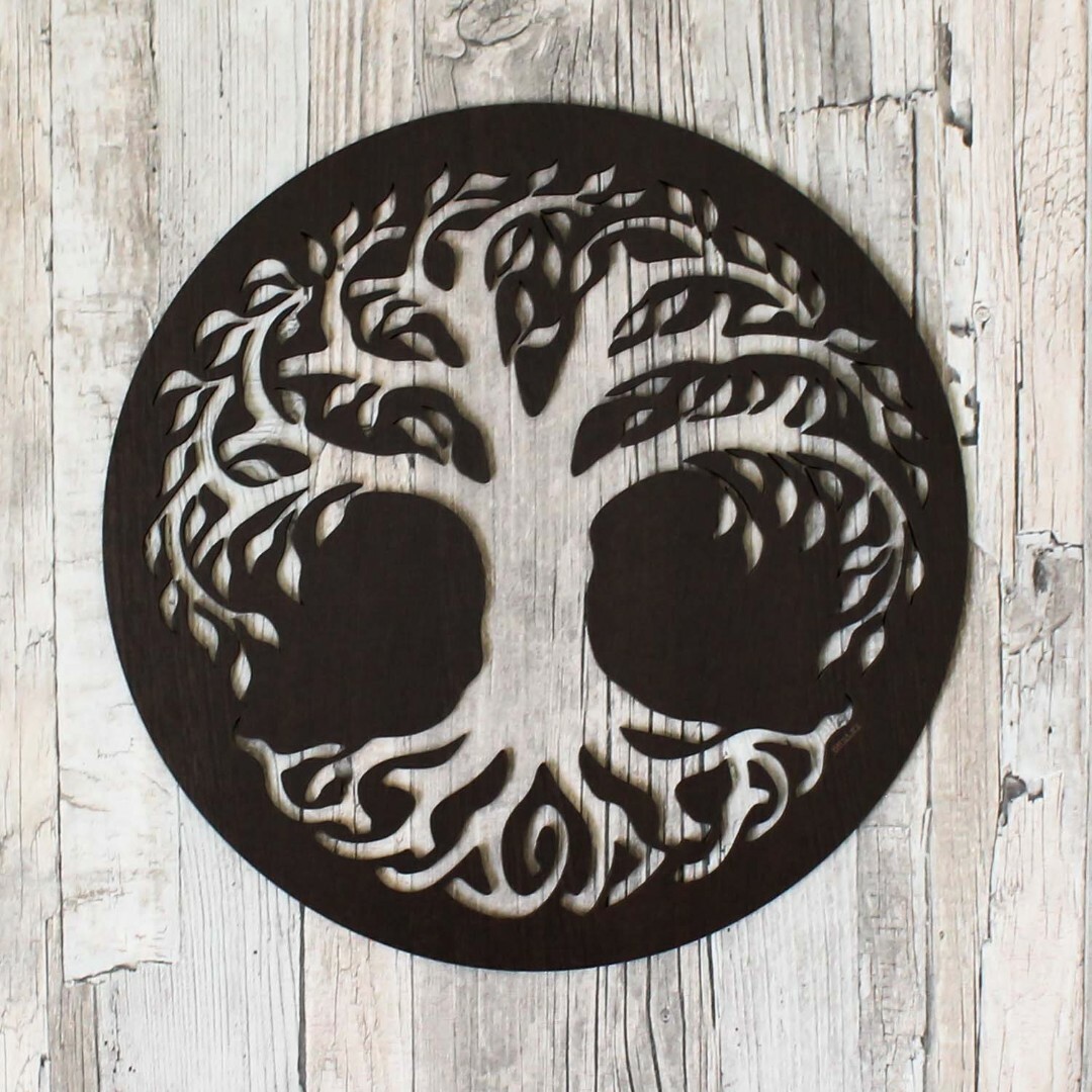 2 az 1-ben fából készült életfák - Hod és Netzach | Wenge