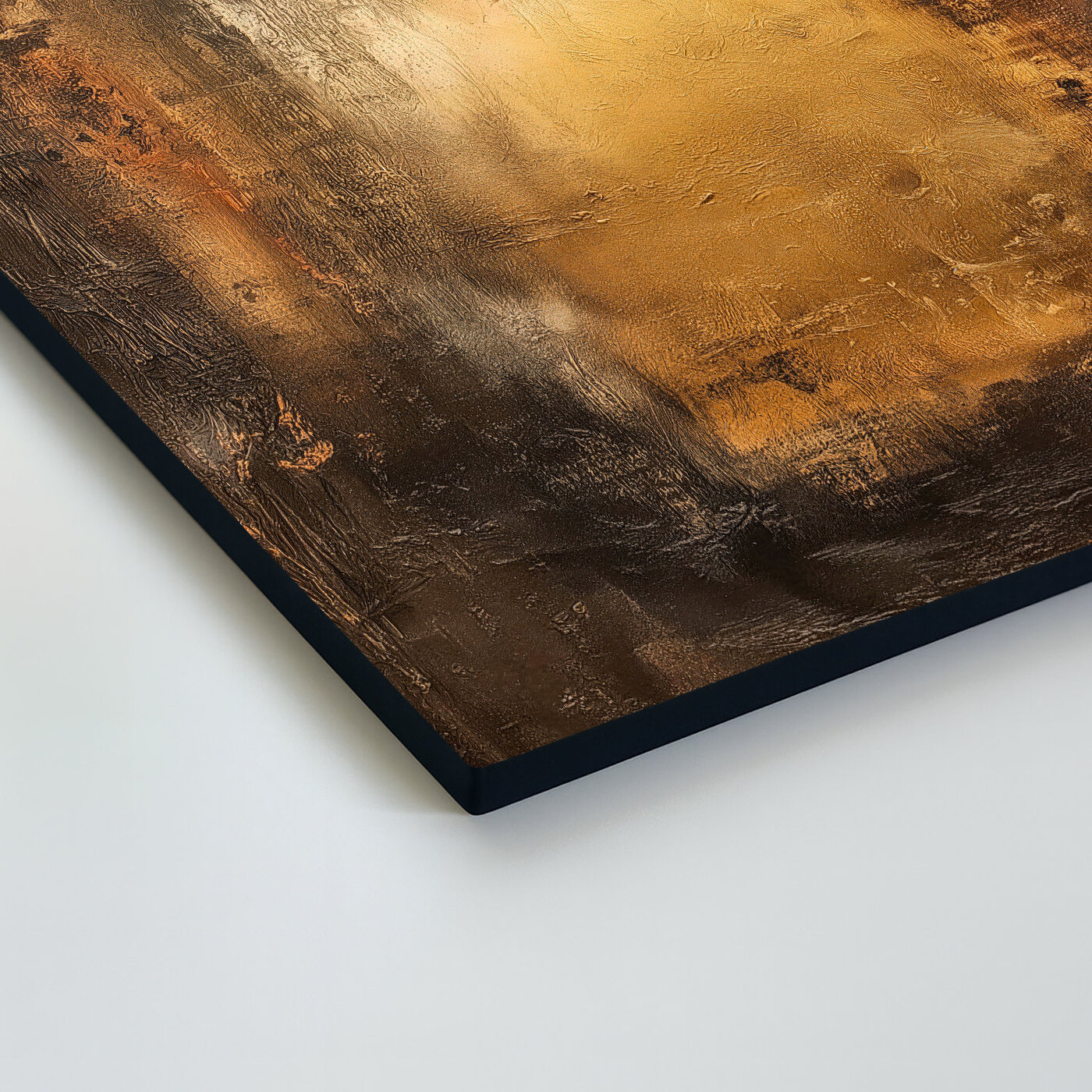 Farebný abstraktný obraz - Zlatá patina