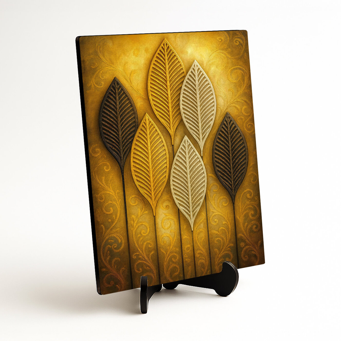 Golden image of leaves