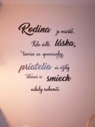 Vásárlói vélemény: ”Nagyon szép idézet, nagyon büszkék vagyunk rá, hogy a nappalinkban van. Gyors szállítás, elégedettek vagyunk a kommunikációval is. Nagyon szépen köszönjük.”