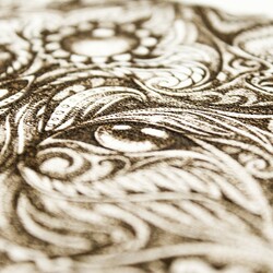 3D Wooden Picture - Mystic Wolf | White