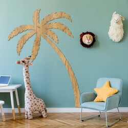 Cut-out Wall Art of a Tree - Palm | Gold Craft Oak