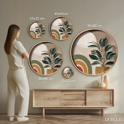 Designový obraz ze dřeva - Rostlina