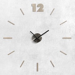 Modern öntapadós órák - Twelve | Krémszínű tölgy