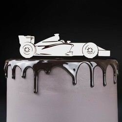 Drevený zápich pre muža - Formula | Biela