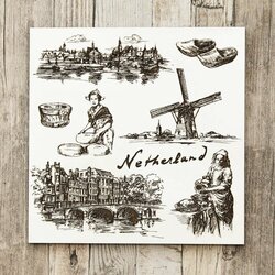3D Wall Art - Netherlands | White