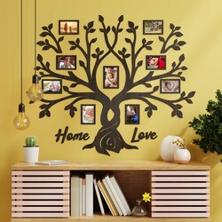 Wooden Family Tree for Multiple Photos | Wenge