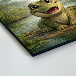 Veselý obraz pre deti - Krokodíl