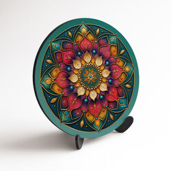 Tablou din lemn cu mandala - Impresionant