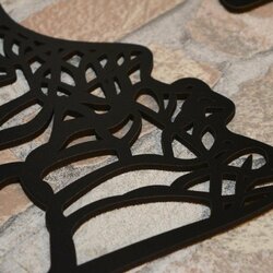 3-piece Wall Art - Entity of Trees | Black