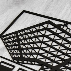 Drevený obraz - Budova Slovenského rozhlasu | Čierna