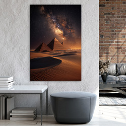 Wooden picture - Egyptian pyramids